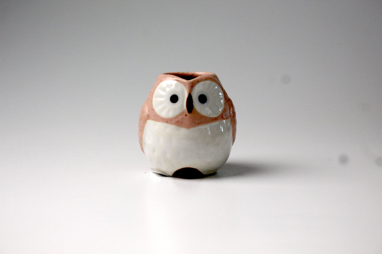Pink owl milk pitcher